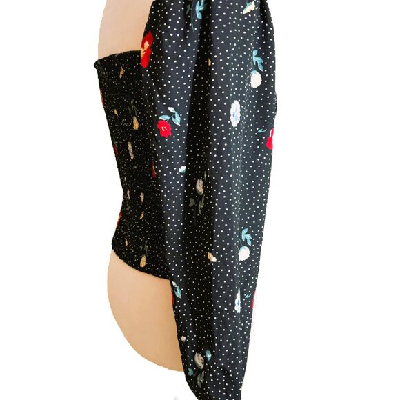 Abercrombie & Fitch Crop Top Floral size S - Picture 6 of 7